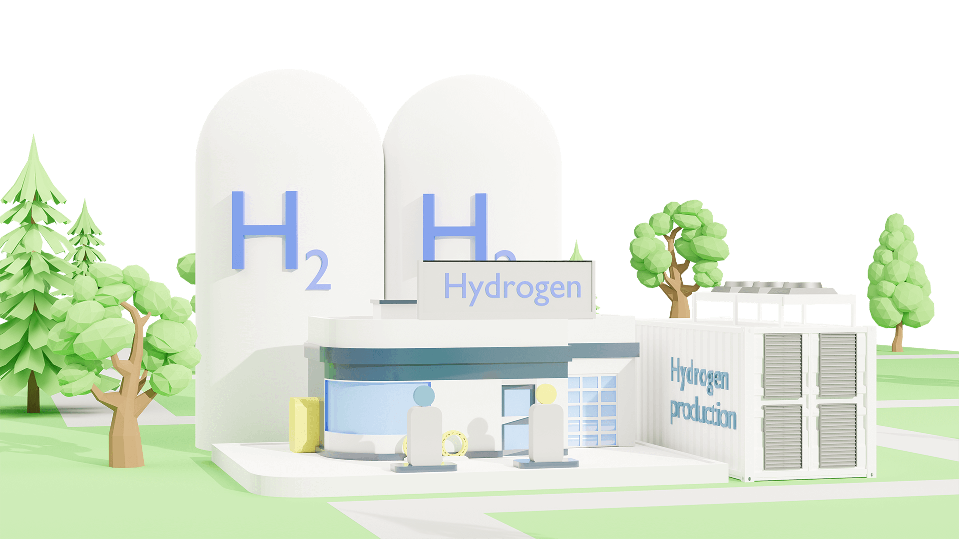 Solinoor hydrogen 3D model close-up